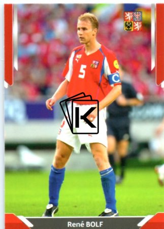fotbalová kartička 2022 Pro Arena Repre v srdcích Red Series 7 René Bolf