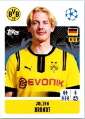 2024-25 Topps Champions League 131 Julian Brandt (Borussia Dortmund)