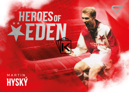 2025-26 SportZoo SK Slavia Praha Heroes of Eden HE-05 Martin Hyský