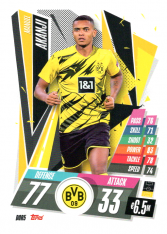 fotbalová kartička Topps Match Attax Champions League 2020-21 DOR5 Manuel Akanji Borussia Dortmund