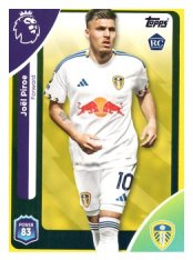 fotbalová kartička 2025-26 Topps  Premier League 339 Joël Piroe (Leeds United)  -  Rookie-PARALLEL Yellow