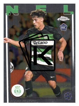 fotbalová kartička 2024-25 Topps Chrome 132 Rafael Nel, Sporting Clube de Portugal RC