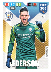 Fotbalová kartička Panini Adrenalyn XL FIFA 365 - 2020 Team Mate 52 Ederson Manchester City
