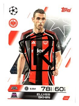 fotbalová kartička 2025-26 Topps Match Attax UCC 188 Ellyes Skhiri (Eintracht Frankfurt)