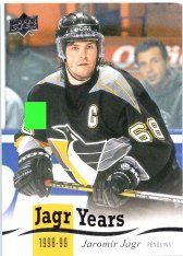 Insertní karta 2018-19 Years JJ-9 Jaromir Jagr Pittsburgh
