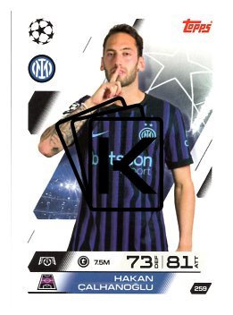 fotbalová kartička 2025-26 Topps Match Attax UCC 259 Hakan Calhanoglu (FC Internazionale Milano)