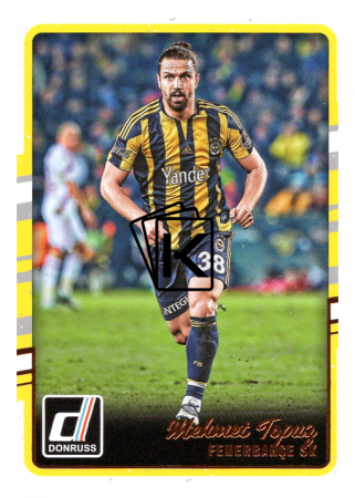 2016-17 Panini Donruss Soccer 194 Mehmet Topuz - Fenerbahce SK