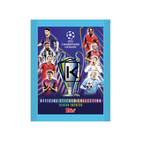 2024-25 Topps UEFA Champions League Balíček Samolepek