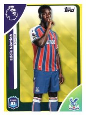 fotbalová kartička 2025-26 Topps  Premier League 122 Eddie Nketiah (Crystal Palace)-PARALLEL Yellow
