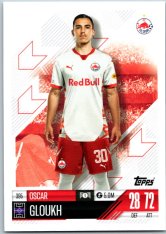 fotbalová kartička 2024-25 Topps Match Attax UEFA Club Competitions 395 Oscar Gloukh (FC Salzburg)