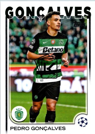 fotbalová kartička 2024-25 Topps UEFA Club Competitions Flagship 134 Pedro Gonçalves Sporting Lisabon