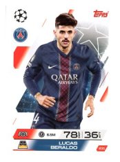 fotbalová kartička 2025-26 Topps Match Attax UCC 231 Lucas Beraldo (Paris Saint-Germain)