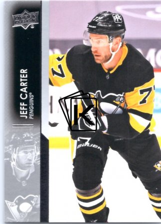 hokejová karta 2021-22 UD Series One 140 Jeff Carter - Pittsburgh Penguins