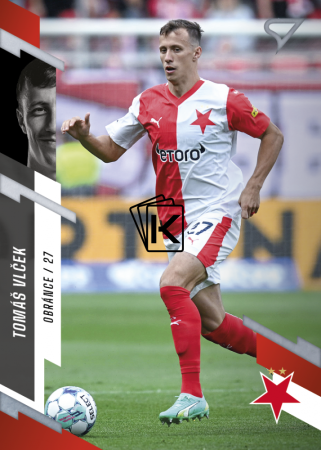 fotbalová kartička 2023-24 SportZoo Fortuna Liga 19 Tomáš Vlček SK Slavia Praha