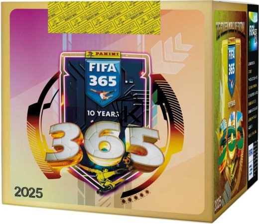 Panini FIFA 365 2025 Box samolepek (36 balíčků)