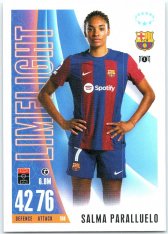 2023-24 Topps Match Attax EXTRA UEFA Club Competition UWCL Limelight 159 Salma Paralluelo FC Barcelona