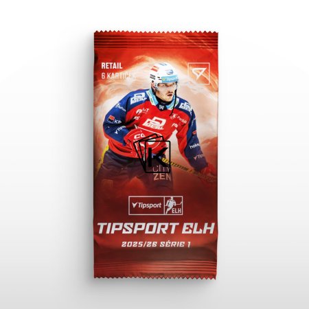 2025-26 SportZoo Tipsport Extraliga Serie 1 Retail Box ( 24 balíčků)