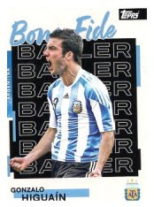 fotbalová kartička 2025-26 Topps Team Set Argentina Bona Fide Baller  24 Gonzalo Higuaín