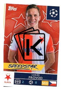 2025-26 Topps Champions League SK Slavia Praha 404 Lukáš Provod