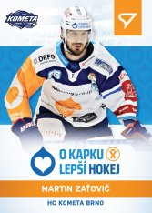 hokejová kartička 2021-22 SportZoo Live Tipsport Extraliga O Kapku Lepší Hokej  KN-05 Martin Zaťovič HC Kometa Brno