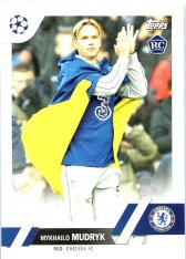 Fotbalová kartička 2022-23 Topps UEFA Club Competitions 52 Mykhailo Mudryk - Chelsea FC RC