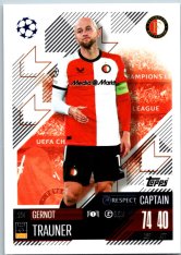 fotbalová kartička 2024-25 Topps Match Attax UEFA Club Competitions 264 Gernot Trauner (Feyenoord)  -  Captain