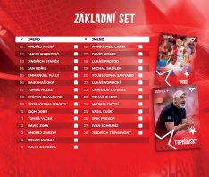 2025-26 SportZoo SK Slavia Praha kompletní base set 139 karet