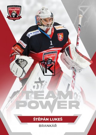 hokejová kartička 2021-22 SportZoo Tipsport Extraliga Team Power TP-13 Štěpán Lukeš HC Mountfield Hradec Králové