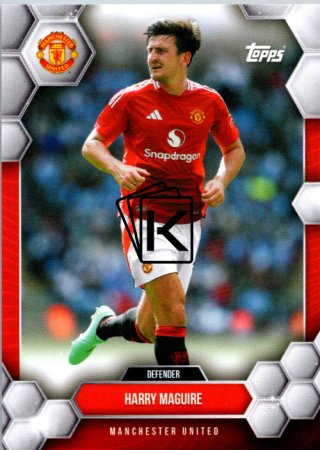 fotbalová kartička 2024-25 Topps Manchester United Fan Set 4 Harry Maguire