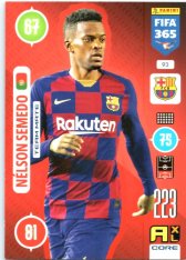 fotbalová karta Panini Adrenalyn XL FIFA 365 2021 Team Mate 93 Nelson Semedo FC Barcelona