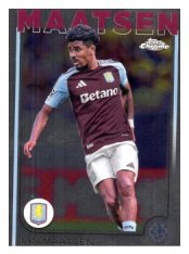 fotbalová kartička 2024-25 Topps Chrome 142 Ian Maatsen, Aston Villa