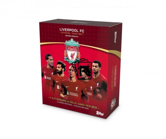 2022-23 Topps Liverpool FC Team Set Box