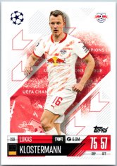 fotbalová kartička 2024-25 Topps Match Attax UEFA Club Competitions 233 Lukas Klostermann (RB Leipzig)