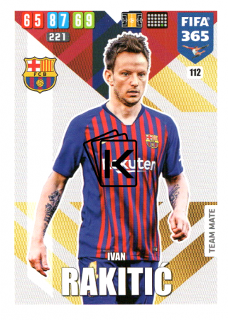 Fotbalová kartička Panini Adrenalyn XL FIFA 365 - 2020 Team Mate 112 Ivan Rakitic FC Barcelona