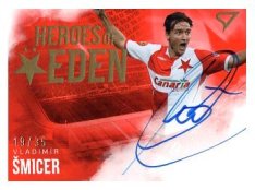 podepsaná karta 2025-26 SportZoo SK Slavia Praha Heroes of Eden /35  HES-VS Vladimír Šmicer