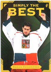 Legendary Cards Simply The Best 21 Roman Čechmánek 2000 Česká Republika