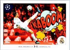 2024-25 Topps Champions League Memories That Stick 395 Gareth Bale (Real Madrid CF 3:1 Liverpool) 2018