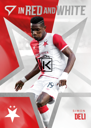 2025-26 SportZoo SK Slavia Praha In Red and White RW-03 Simon Deli