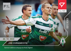 fotbalová kartička SportZoo 2022-23 Live L-051 Jan Chramosta FK Jablonec