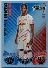 fotbalová kartička 2024-25 Topps Match Attax UEFA Club Competitions Topps Heritage 451 Castello Lukeba (RB Leipzig)