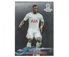 Fotbalová kartička Topps Chrome 2017-18 Champions League 7 Serge Aurier – Tottenham Hotspur