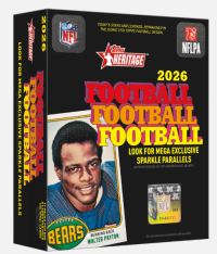 2026 Topps Heritage Football Mega Box