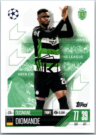 fotbalová kartička 2024-25 Topps Match Attax UEFA Club Competitions 275 Ousmane Diomande (Sporting Clube de Portugal)
