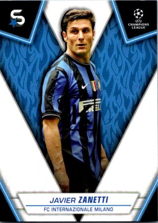 Fotbalová kartička 2023-24 Topps Superstars UEFA Club Competitions 197 Javier Zanetti (FC Internazionale Milano)