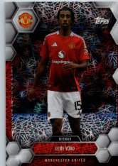 fotbalová kartička 2024-25 Topps Manchester United Fan Set 5 Leny Yoro Electro