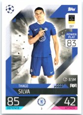 Fotbalová kartička 2022-23 Topps Match Attax UCL3 Thiago Silva - Chelsea