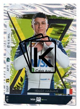 2025 Topps Turbo Attax F1 VCARB JB5 Isack Hadjar