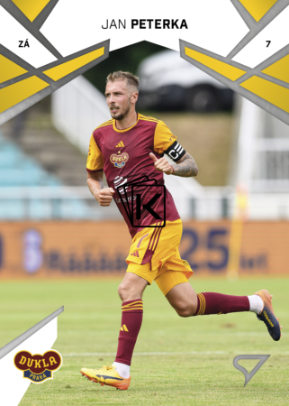 Fotbalová kartička 2024-25 SportZoo Chance Liga Serie 1 FK Dukla Praha Jan Peterka 189