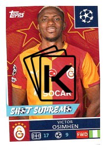 2025-26 Topps Champions League Galatasaray SK 237 Victor Osimhen