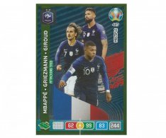 Panini Adrenalyn XL UEFA EURO 2020 Multiple Attacking Trio 447 Mbappe Griezmann Giroud France